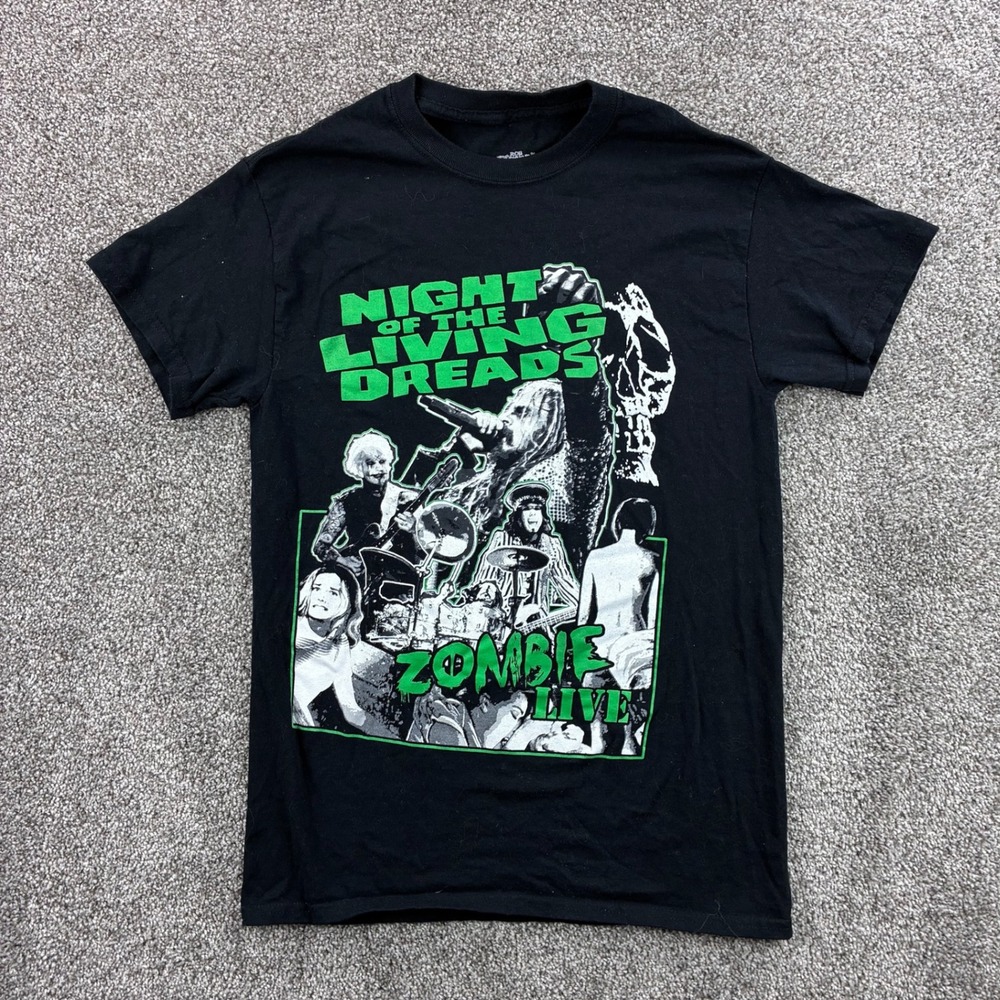 Rob Zombie Night of the Living Dreads Shirt Mens Small Black 2021 Tour Concert